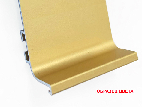 Ручка-профиль, Gola L-образная, 4,0 м, золото, Россия